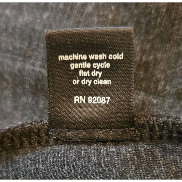 Saks Fifth Avenue Black Label Women Dark Gray Trousers Dress Pants Rayon Spandex - Picture 10 of 10